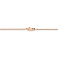 thumbnail image 4 of Leslie's Real 14kt Rose Gold .8mm Box with Lobster Clasp Chain; 20 inch; Lobster Clasp; for Adults and Teens; for Women and Men, 4 of 5