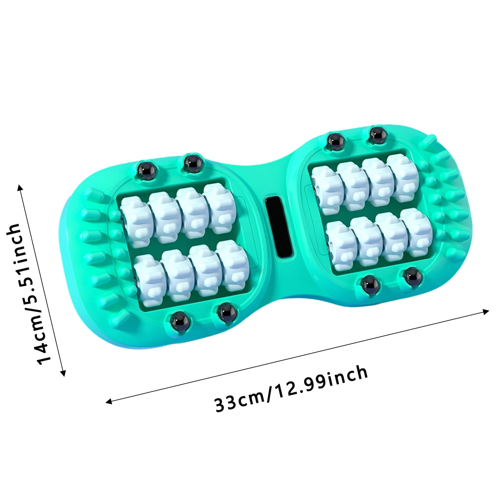 Dual Foot Massage Roller, Portable Double Foot Massager for Plantar Fasciitis Relief & Improved Circulation, Acupressure Foot Roller for Home Office Use