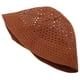 thumbnail image 5 of Sombrero de paja para playa para mujer, sombrero versátil para mujer, sombrero de cubo para niña, 5 of 5