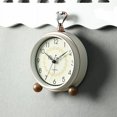 thumbnail image 3 of Reloj despertador, reloj de mesa retro que no hace tictac, pequeño despertador con pilas y cuarzo analógico, reloj de escritorio para dormitorios Sincero Electrónica, 3 of 4