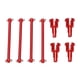 thumbnail image 3 of Juego De Juntas Diff Cup Outdrives, Alto Rendimiento De Aluminio Diff Outdrives Joint Cup Durabilidad Fuerte Resistencia Al Desgaste Para 1/18 RC Car ANGGREK Rojo, 3 of 8