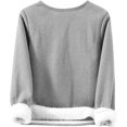 thumbnail image 3 of Hoodies for Women for Autumn and Winter, Large Winter Warm Women's Top Pullover, 3 of 4
