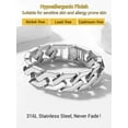 thumbnail image 6 of PROSTEEL Cuban Link Chain 16MM Bracelet for Men Stainless Steel Hip Pop Silver Chain Bracelets for Son, 9 Inches, 6 of 9