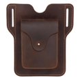 thumbnail image 1 of Funda para teléfono de motocicleta para bolsa con lazo para cinturón al aire libre pesca informal senderismo ciclismo Marrón oscuro 04 Jinwen Funda de teléfono para hombres, 1 of 7