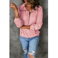 thumbnail image 6 of PRETTYGARDEN Women's Casual Long Sleeve Lapel Zipper Sweatshirt Drawstring Loose Pullover Tops, 6 of 7