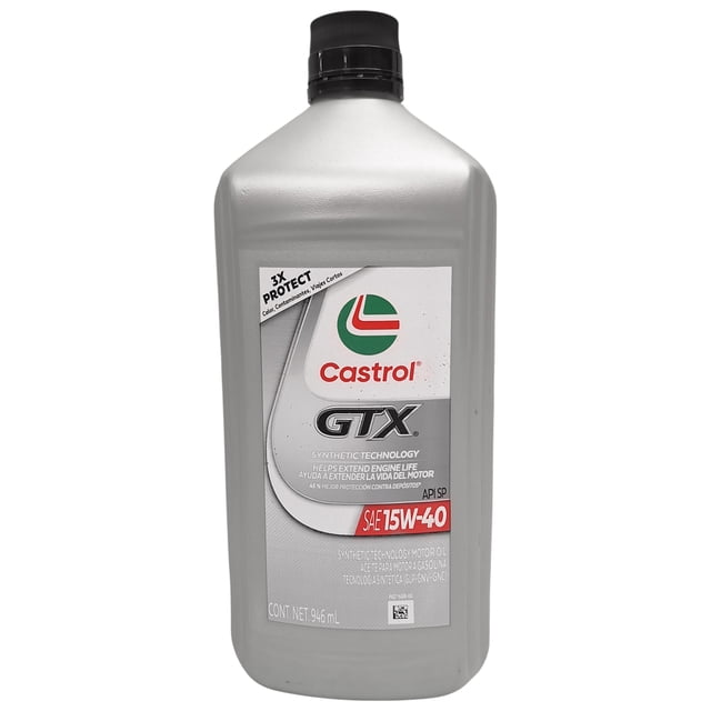 ACEITE MOTOR SINTETICO SAE 15W40 API SN 946ml CASTROL MAGNATEC SYNTEC