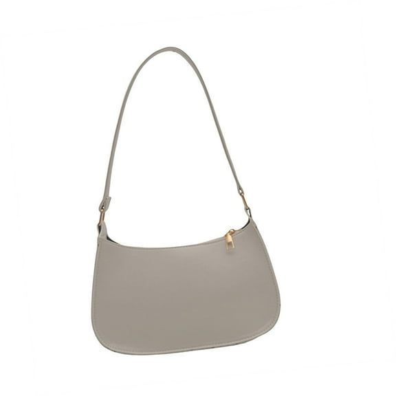 Retro PU Leather Shoulder Bag for Women Soft and Stylish Handbag Casual Underarm Purse for Dates Parties and Shopping