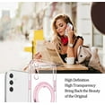 thumbnail image 2 of Compatible with Samsung Galaxy A14 5G Case Clear with Stand Samsung A14 5G Phone Case for Women Men Support Wireless Charging Protective Case Shockproof Cases (Pink), 2 of 7