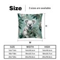 thumbnail image 5 of Koala Patterns - Set of 2, Available in 16x16, 18x18, and 20x20 Inches for Various Occasions, Sofa, Bed, Chair - Includes Pillow Inserts, Cushion Covers, Decorative Pillows, 5 of 6
