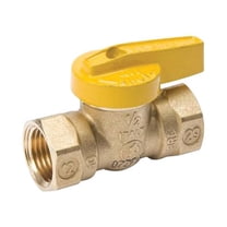 ProLine 1/2 In. FIP x 1/2 In. FIP Brass Forged Gas Ball Valve, 1-Piece ...