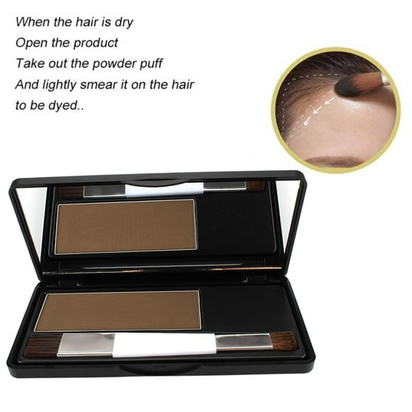 Polvo Para Rellenar El Cabello Roots Cover Up Corrector Para Adelgazamiento Del marrón Colcomx Polvos para el cabello