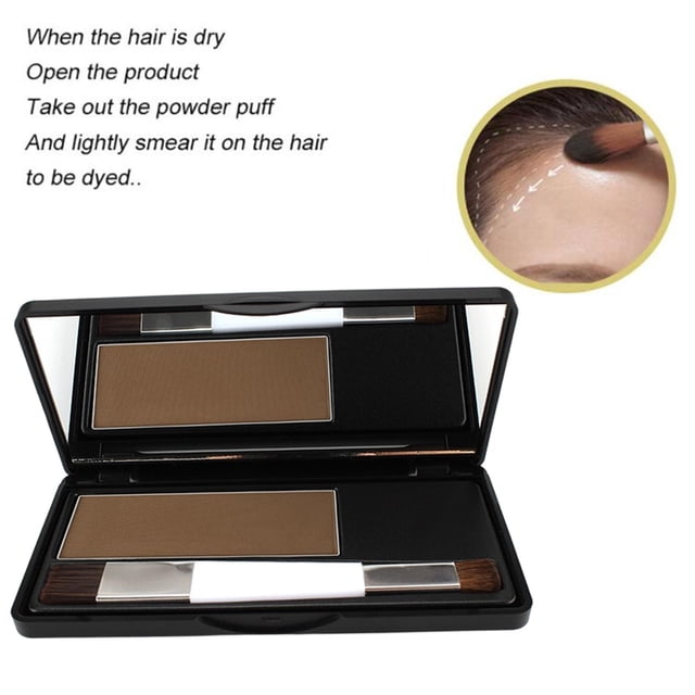 Relleno de cabello en polvo Baoblaze Corrector de cabello Marrón Polvos para el cabello