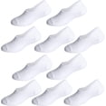 thumbnail image 6 of 30Pairs No Show Socks Cotton Liner Low Cut Sock for Men Women Thin 30 Pack Solid Color White Summer travel, 6 of 6