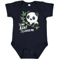thumbnail image 3 of Inktastic My Aunt Loves Me Cute Panda Boys or Girls Baby Bodysuit, 3 of 5