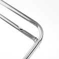 thumbnail image 4 of MasteelfCA Repose-Pieds de Chaise une Pièce en Acier Inoxydable avec Placage Électrolytique (Argent), 4 of 9