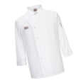 thumbnail image 2 of Chaqueta de Chef Unisex Sunnimix Abrigo Manga Larga Uniforme Cocina XL Blanco, 2 of 8