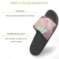 thumbnail image 3 of GZHJMY Stylish Slides for Women Men, Abstract Pink Flower Soft Flexible Slip-on Sandals Slippers, 3 of 7