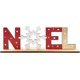 thumbnail image 1 of Decoración navideña de mesa de madera con letras, muñeco de nieve de Navidad, adorno de Papá Noel, decoración del hogar, oficina familiar, decoración de chimenea, 1 of 1