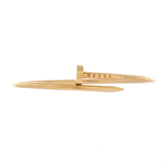 Pre-Owned Juste un Clou Bracelet 18K Yellow Gold Small By Rebag