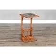 thumbnail image 6 of Sunny Designs Sedona 12.5" Traditional Wood Sofa Mate Table in Rustic Oak, 6 of 6