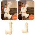 thumbnail image 4 of New Big Llama Alpaca Plush Long Body Pillow Fluffy Alpaca Stuffed Animal Birthday Gift, 4 of 4