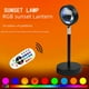 thumbnail image 1 of Lámpara de atardecer con cambio de color RGB, lámpara de atardecer con control remoto, lámpara de pie, lámpara de mesa, sala de estar, dormitorio, lámpara de atardecer con proyección de aplicación, 1 of 4
