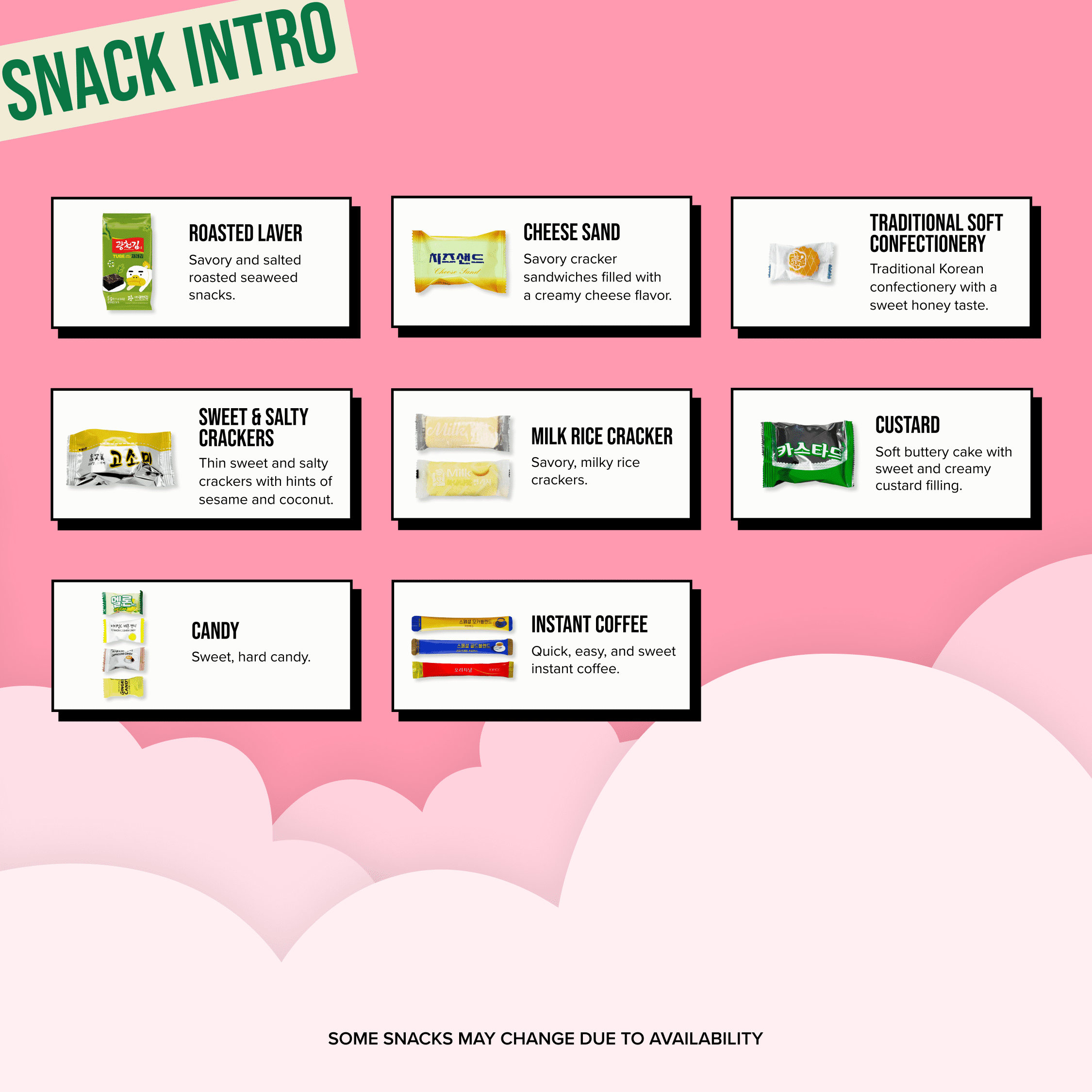 Korean Snack Box 38 Count - Variety of Individually Wrapped Korean Snacks with Chips, Sweets and Tteokbokki for Kids,  College Students and Adults. Gift Box for K-Food Lovers - Journey of Korea