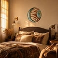 thumbnail image 5 of Metal Wall Art | Metal Sun Moon Decor Celestial Theme Bohemian Decor | Gift for Housewarming | Living Room Wall Decor | Outdoor Wall Decor, 5 of 8