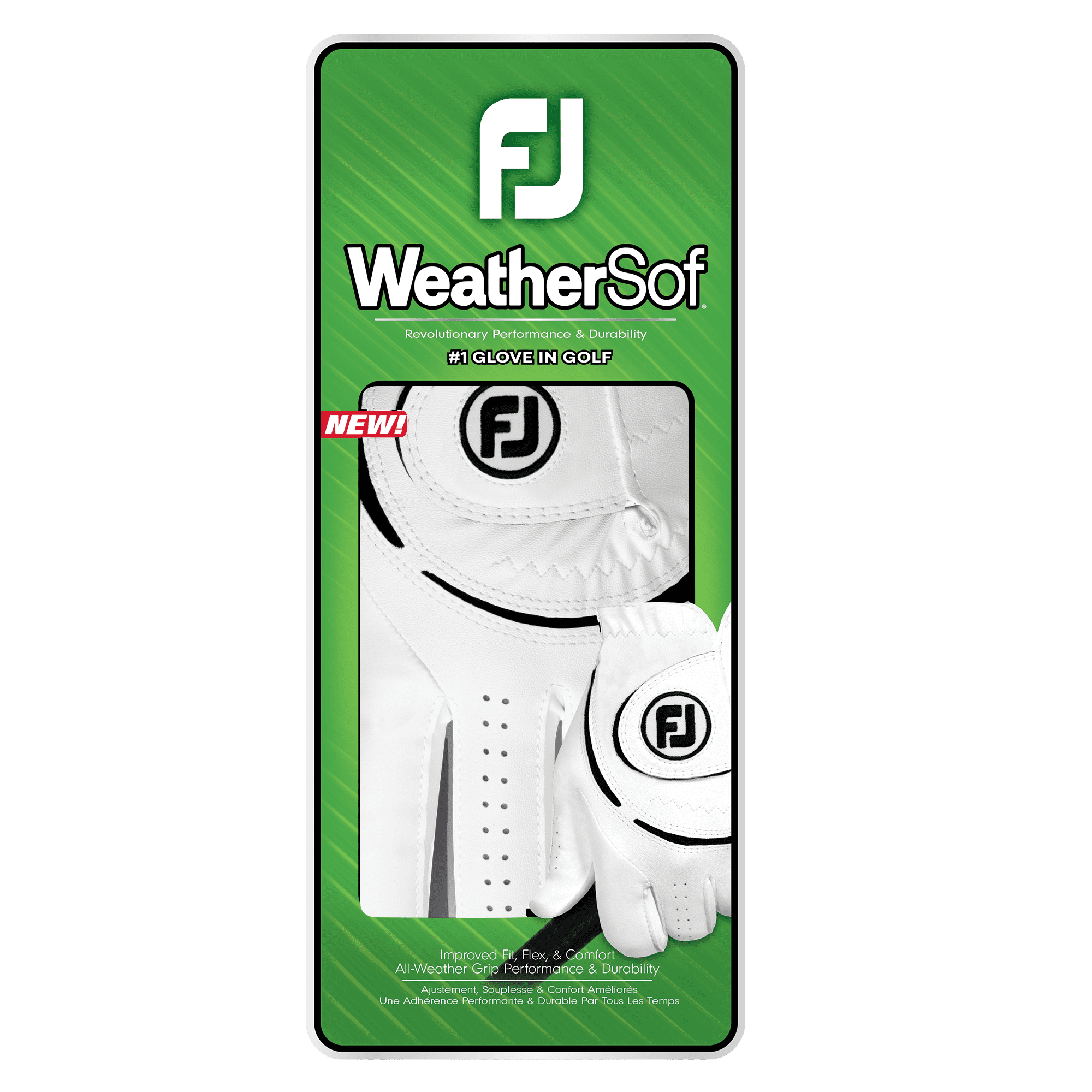 FootJoy Women's WeatherSof Golf Glove, White, Small, Left Handed