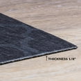 thumbnail image 6 of Personalized Planet 27x18 Spring Floral Doormat with Custom Family Name Printed on Brown Rectangular 1/8” Thick Non Slip Mat for Kitchen Hallway Deck or Porch, 6 of 6