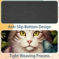 thumbnail image 4 of Cat Printed Square Mouse Pad Desk Mat, Non-Slip Rubber Bottom Gaming Mouse Mat for Office, 8.3x9.8 Inch, 4 of 6