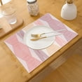 thumbnail image 5 of TNOBHG Scratch-resistant Placemat Dining Table Placemat Heat-resistant Table Mat Scratch-resistant Geometric Pattern Pvc Placemat, 5 of 8