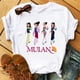 thumbnail image 3 of Camiseta con estampado con dibujo de princesa Mulan de dibujos animados de Disney para mujer, camisetas de manga corta a la moda para mujer, camisetas informales para chica, camiseta para mujer, 3 of 5