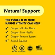 Drink Support Supplement - Craving Support, Liver Health, Reduce Intake Formula - Kudzu, Milk Thistle, Holy Basil, NAC for All Natural Detoxify, Gradual Reduction, and Stopping - 15 Days