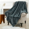 thumbnail image 6 of Home Soft Things Heavy Faux Fur Throw - Charcoal - 60" x 80", 6 of 10