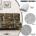 thumbnail image 4 of Xoenoiee Hunting Camo Forest Branch Print Velvet Futon Cover Full Size Stretch Futon Mattress Cover Thick Soft Armless Sofa Bed Slipcover Plush Couch Furniture Protector with Elastic Bottom, 4 of 7
