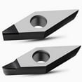 thumbnail image 4 of 2PCS VCMT1604/1103 PCD/CBN Tipped Turning Insert CNC Lathe Cutter, 4 of 6