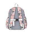 thumbnail image 3 of French Bulldog Dog Pattern with Flowers Backpack for School,Cute School Bag,Schoolbag with Adjustable Shoulder Straps & Padded Back,13.4"x11"x4.7", 3 of 6