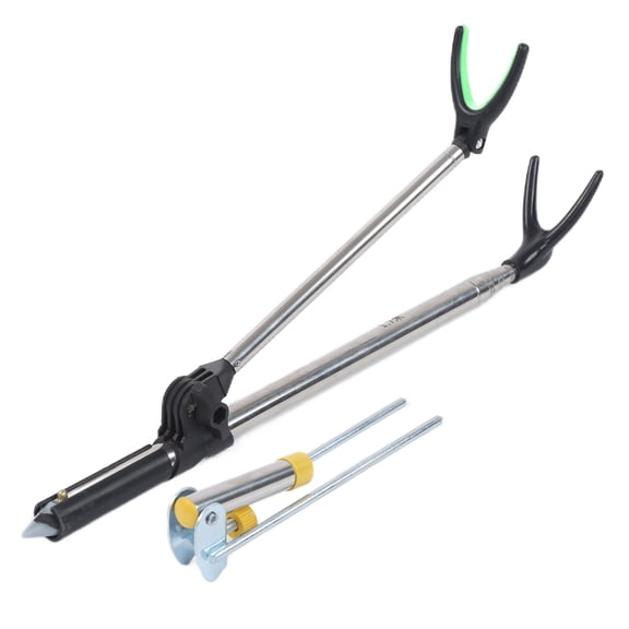Stainless Steel Fishing Rod Holder Ground Insert Pole Brackets Retractable Fishing Gear1.7M