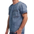 thumbnail image 2 of T-Shirt de mezclilla MCHK 8015.Manga Corta, Bolsillo en el Pecho. MCHK T shirt / Camisa, 2 of 4