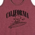 thumbnail image 3 of Peanuts - California - Women's Racerback Tank Top, 3 of 6