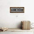 thumbnail image 2 of Framed, Outdoor Game Room House Rules 4"x12" Metal Sign, Wall Décor for Mancave, Den, and Gameroom, 2 of 4