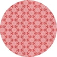 thumbnail image 1 of Ahgly Company Machine Washable Indoor Square Transitional Pastel Pink Area Rugs, 3' Square, 1 of 7