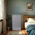 thumbnail image 4 of Frigidaire 3.2 Cu. ft. Compact Refrigerator with Chiller Compartment, Mini Fridge for Office, Bedroom, Dorm Room or Cabin, Pewter, 4 of 12