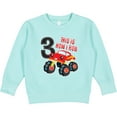 thumbnail image 2 of Inktastic Monster Truck How I Roll 3rd Birthday Toddler Sweatshirt, 2 of 4