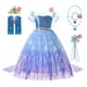 thumbnail image 4 of Disfraz de Frozen para niñas, vestido de princesa, Reina de la nieve, Cosplay, Carnaval, cumpleaños, ropa de Elsa, ropa de fantasía, 2 a 10 años, 4 of 5