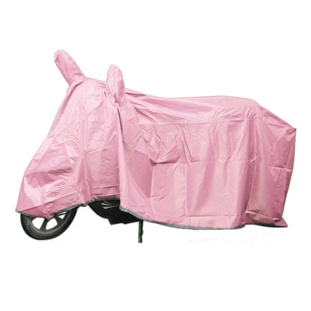 L Motorcycle Pink Rain Dust Cover Indoor Outdoor Waterproof (Best Motorcycle Tires For Rain)