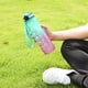 thumbnail image 1 of Botella de agua de 1000 ml Escala de tiempo Fitness Deportes Bicicleta Taza de agua (Verde + Púrpura) Ndcxsfigh Nuevos Originales, 1 of 9