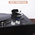 thumbnail image 4 of 2Pcs Record Player Stylus Protector Cover Turntable Stylus Cover Record Needle Cover for ATN3600L Record Player Needle,2 x Turntable needle cover,Translucent Color, 4 of 8