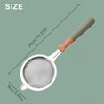 thumbnail image 3 of Filter Screen Clearance! Mesh Stainless Colander Mesh Strainer with Reinforced Frame Sturdy Handle Strainers Mesh Sieve for Sift Strain Drain Rinse Vegetables Pastas Tea 1* Colander, 3 of 9